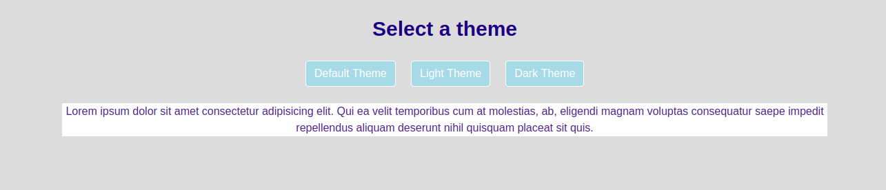 Light Theme of CSS