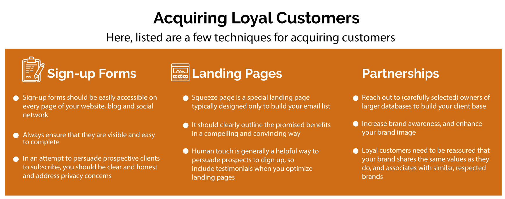 Acquiring Loyal Customers