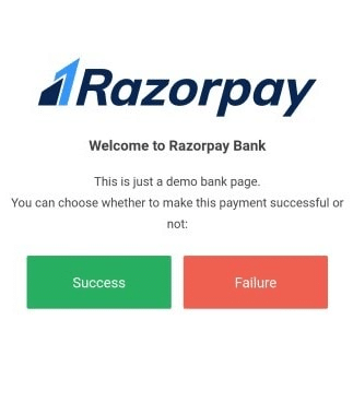 razorpay app screenshot