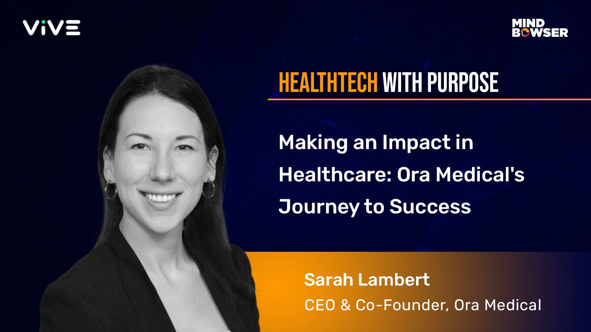 Making an Impact in Healthcare Podcase By - Sarah Lambert