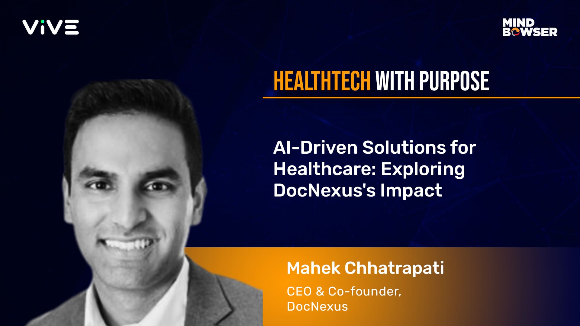 AI-Driven Solutions for Healthcare - Podcast by Mahek Chhatrapati