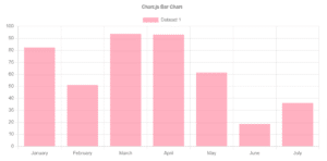 Chart.js Bar chart according to months