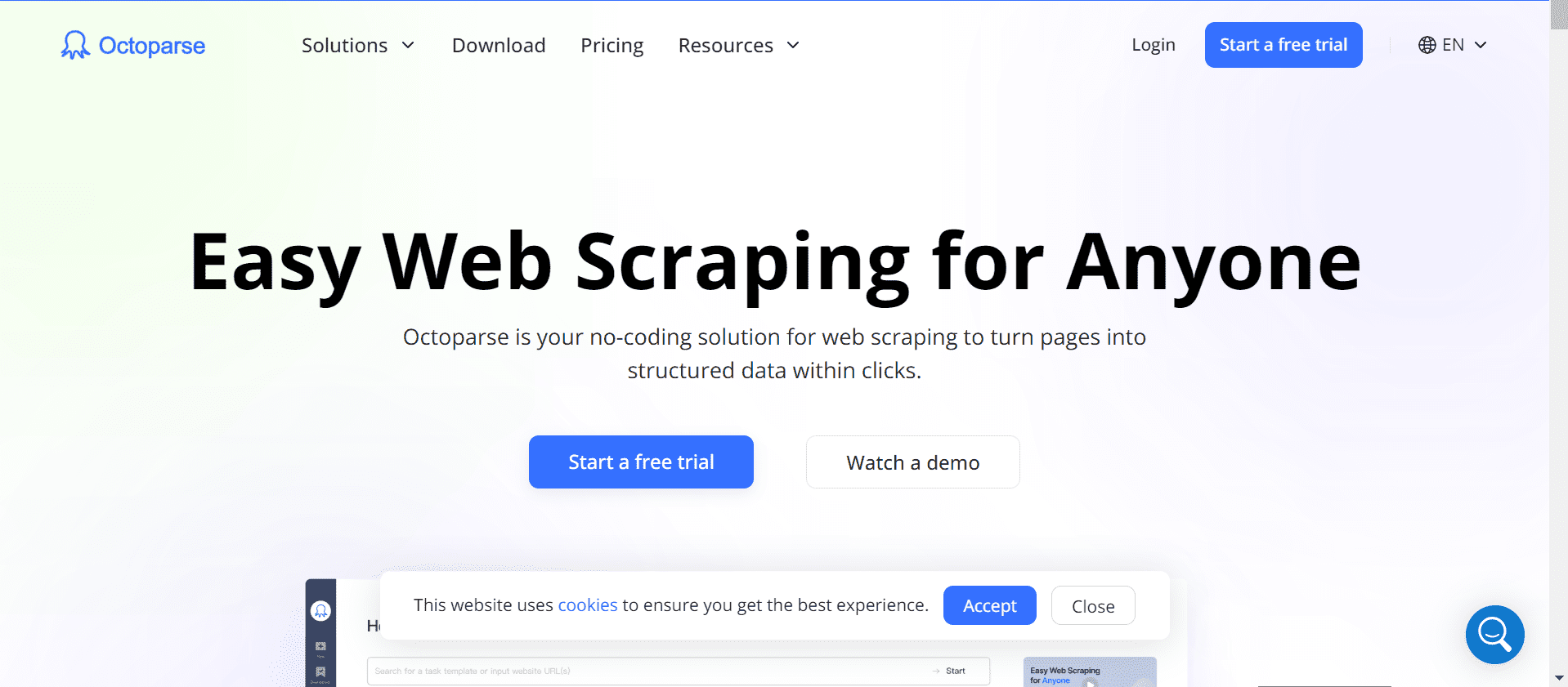 Octoparse A Web Scraping Tool