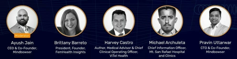 ChatGPT and Generative AI in Healthcare webinar Panelists