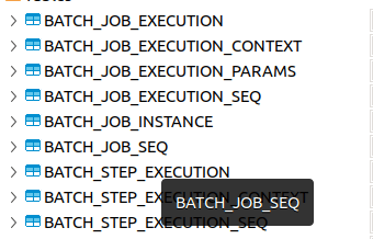 Spring Batch Job Execution
