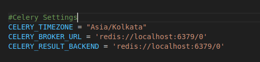 Celery-Settings