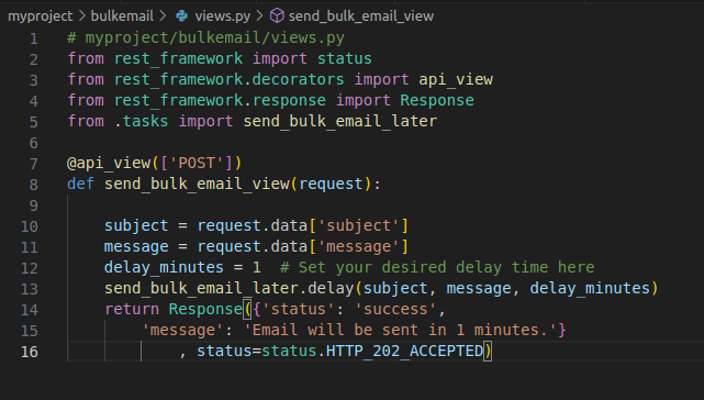 Rest-Framework-Bulk-Email-View