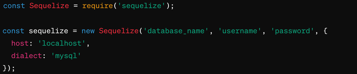 Sequelize-Database-Configuration