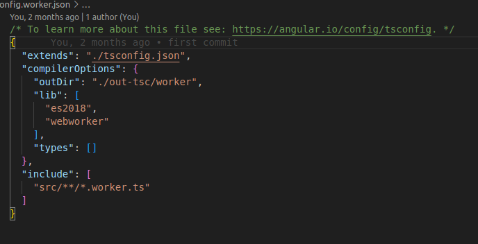 tsConfig Worker