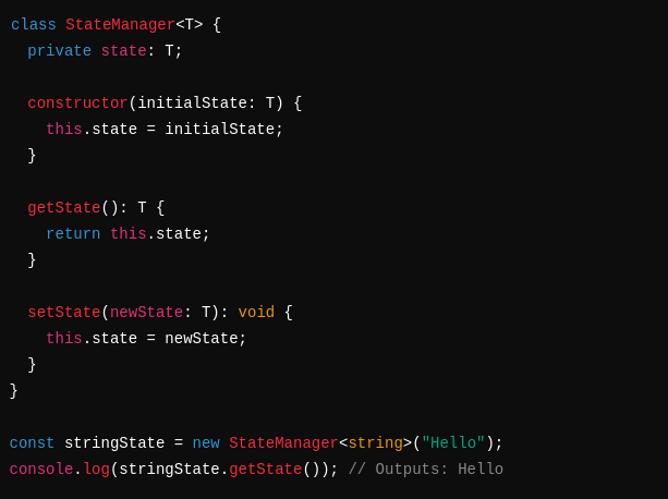 Class StateManager