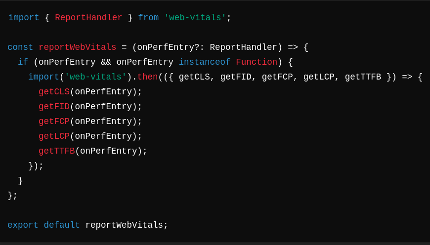web vitals