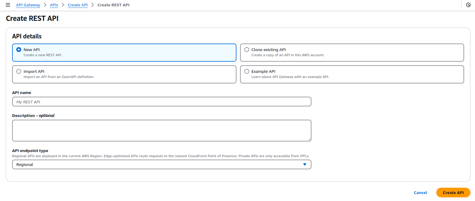Create API