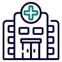 Icon of Smart Hospital Building