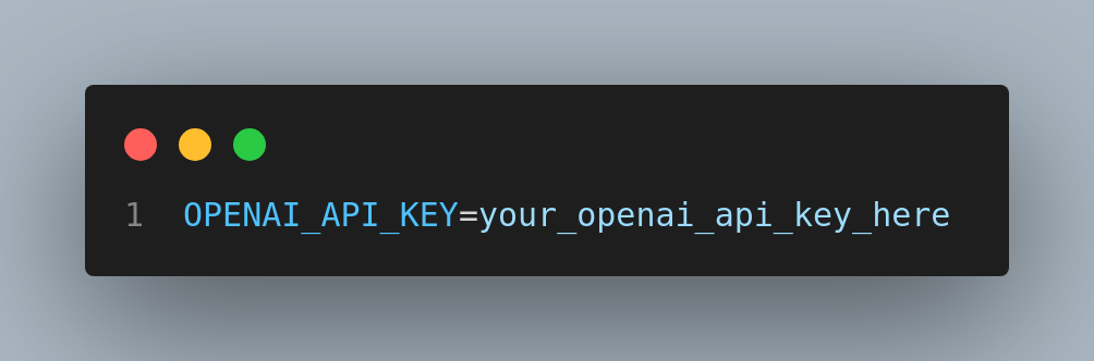 env file