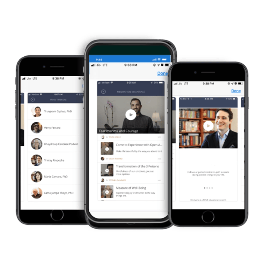 Meditation app form