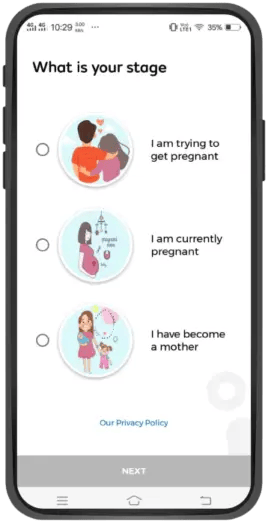 Screenshot of MYLO Application
