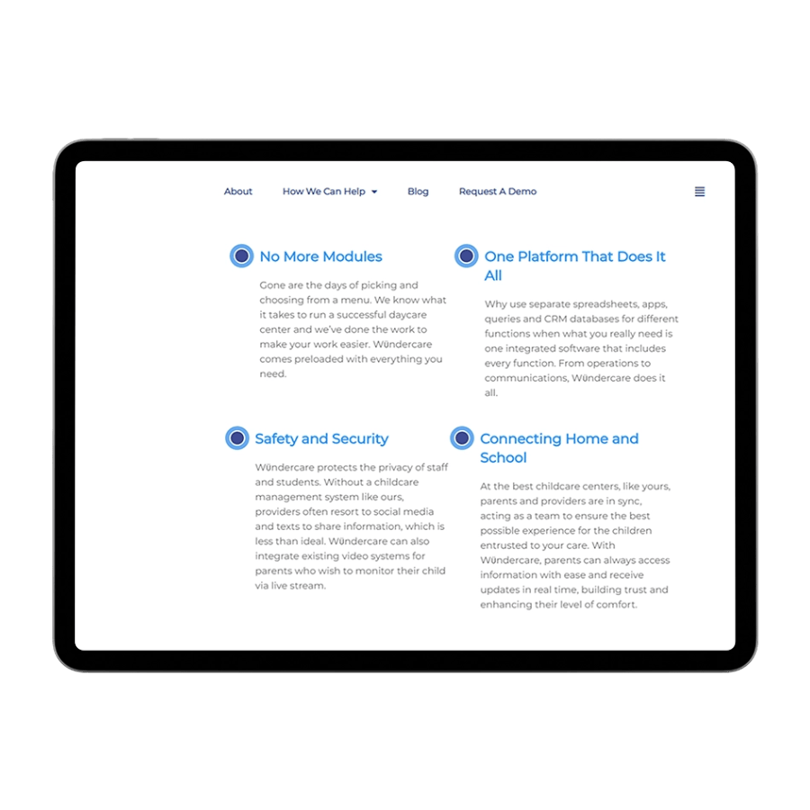 Management Platform form