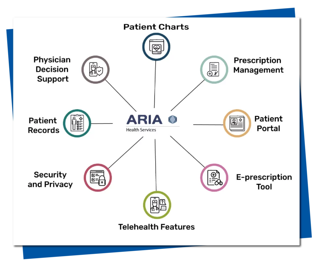 Image of Common Features of Aria EMR
