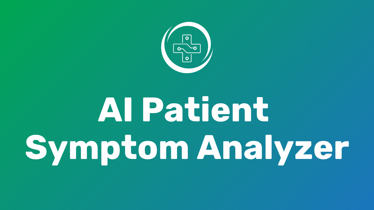 YouTube Thumbnail of AI Patient Symptom Analyzer