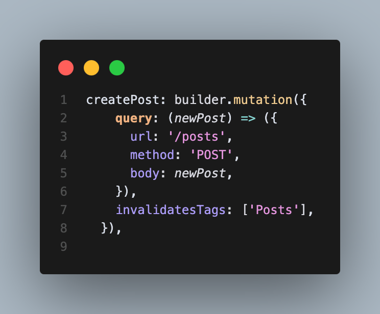 Invalidate the Tag After Mutation