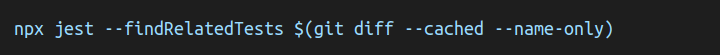 npx jest findRelatedTests