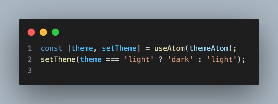 Const theme
